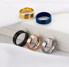 Titanium Rings ( Pack of 5 )