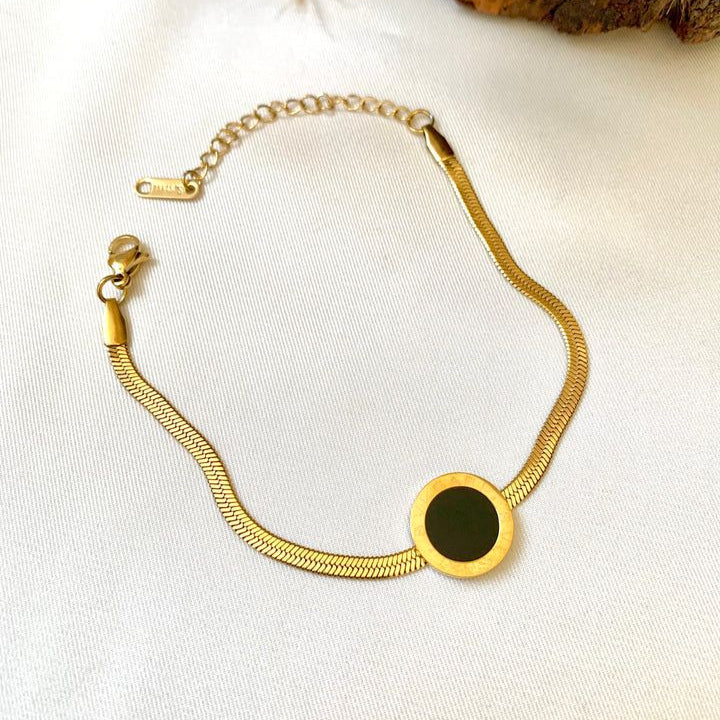 Black numeral bracelet