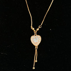 Heart pearl pendant