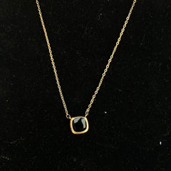 Black stone pendant