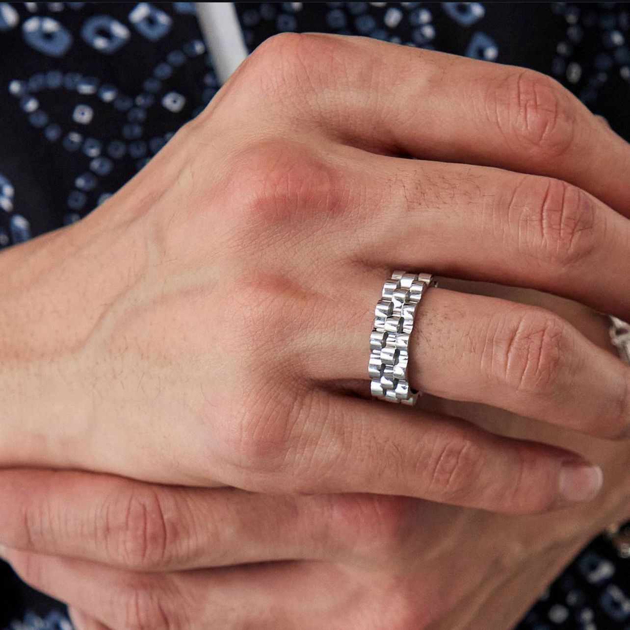 Jubilee silver ring