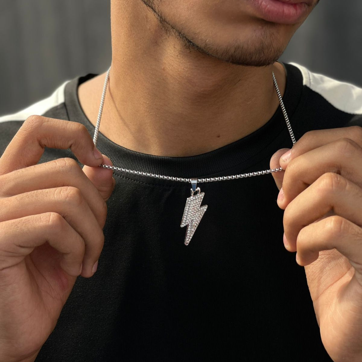 Iced lighting pendant
