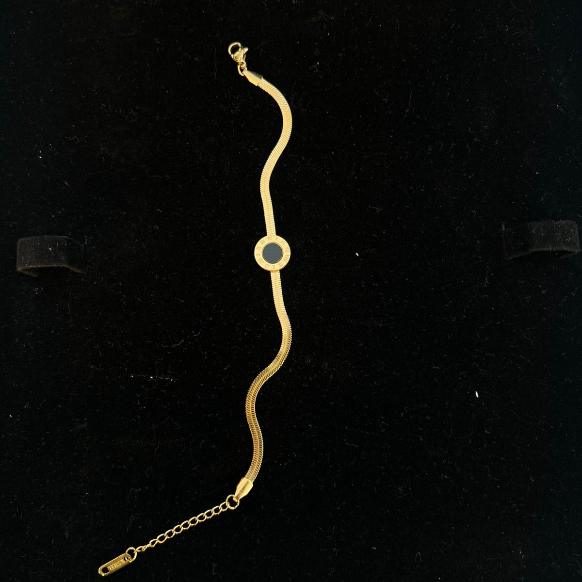 Black numeral bracelet