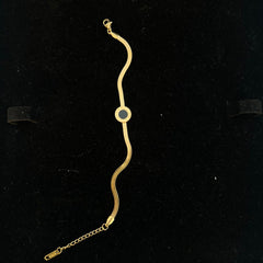Black numeral bracelet