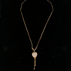 Heart pearl pendant