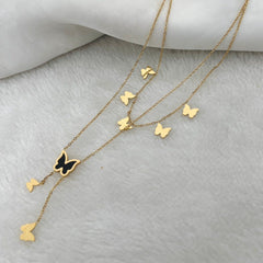 Butterfly double pendant